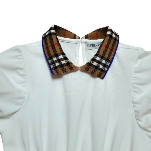 NWOT Burberry White Alesea Dress Size 6y 116cm - Picture 4 of 7